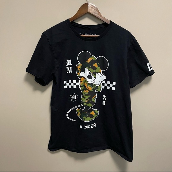 Disney Other - Disney Neff Classic Black Mickey Mouse T-Shirt Men’s Large